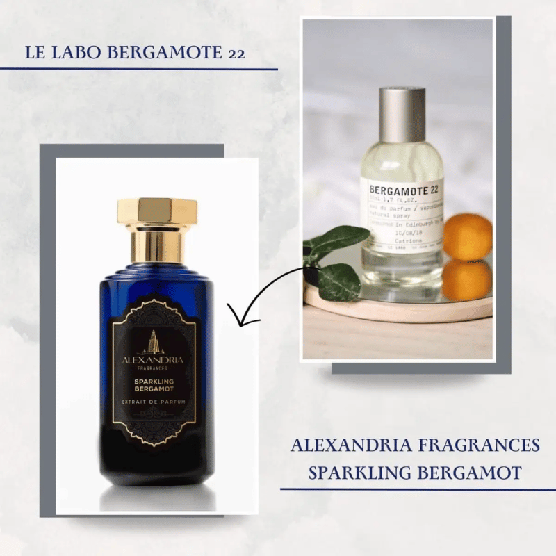 Alexandria Sparkling Bergamot được lấy cảm hứng từ Le Labo Bergamote 22 tươi mát, thanh lịch.